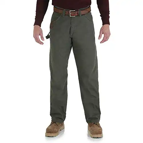Wrangler Riggs Workwear Men's Ripstop Carpenter Jean,Loden,34X36