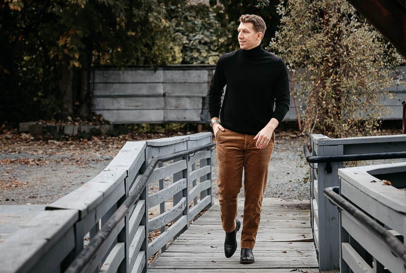 Brooks Brothers black turtleneck