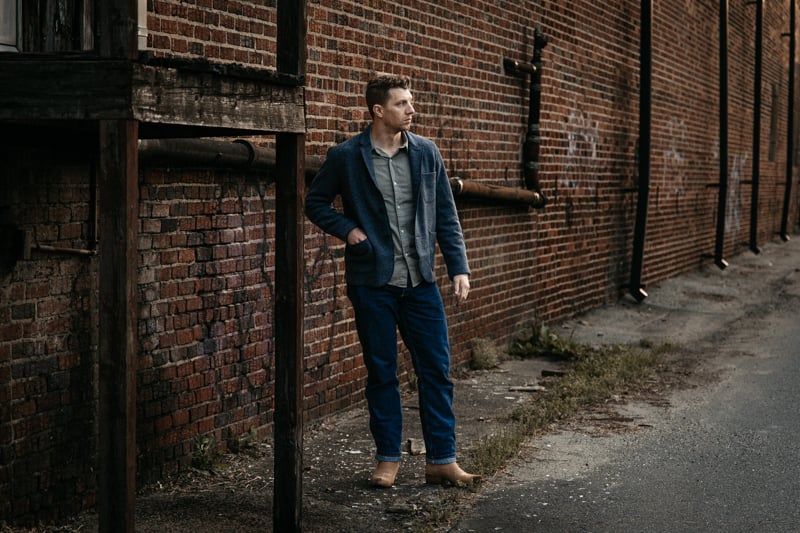 Buck Mason felted wool chore coat