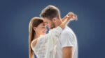 Does She Love Me Attractive Woman Smiling and Hugging Boyfriend