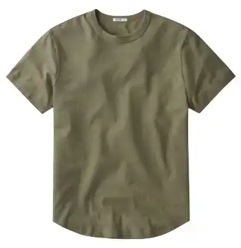 Buck Mason Slub Curved Hem Tee