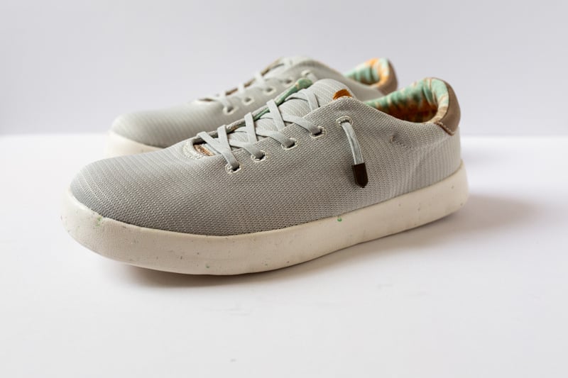 HEYDUDE Shoes Kob Sox from side angle on white background