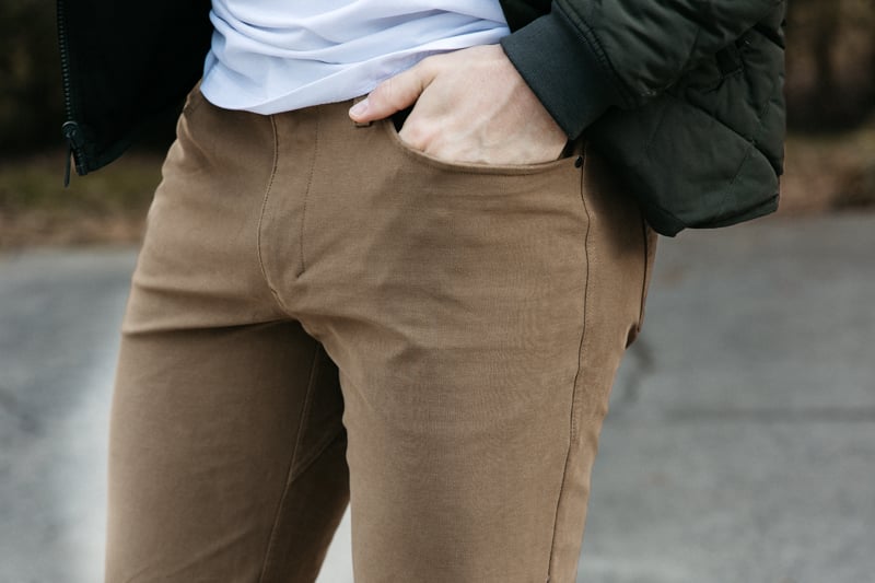 Lululemon abc pant utilitech fabric closeup