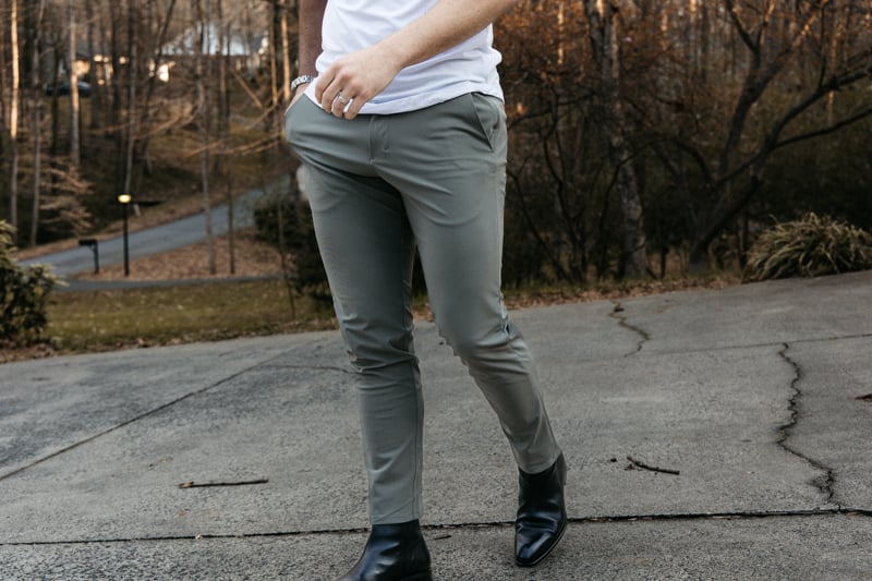Lululemon commission pant closeup