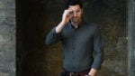 Mens Glasses Trends How to Look Great in Glasses Model Wearing Clear Frame Glasses