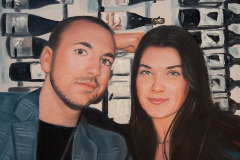 Paint Your Life couple s portrait