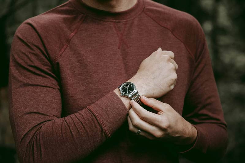 Vaer c3 field watch with steel link bracelet fit
